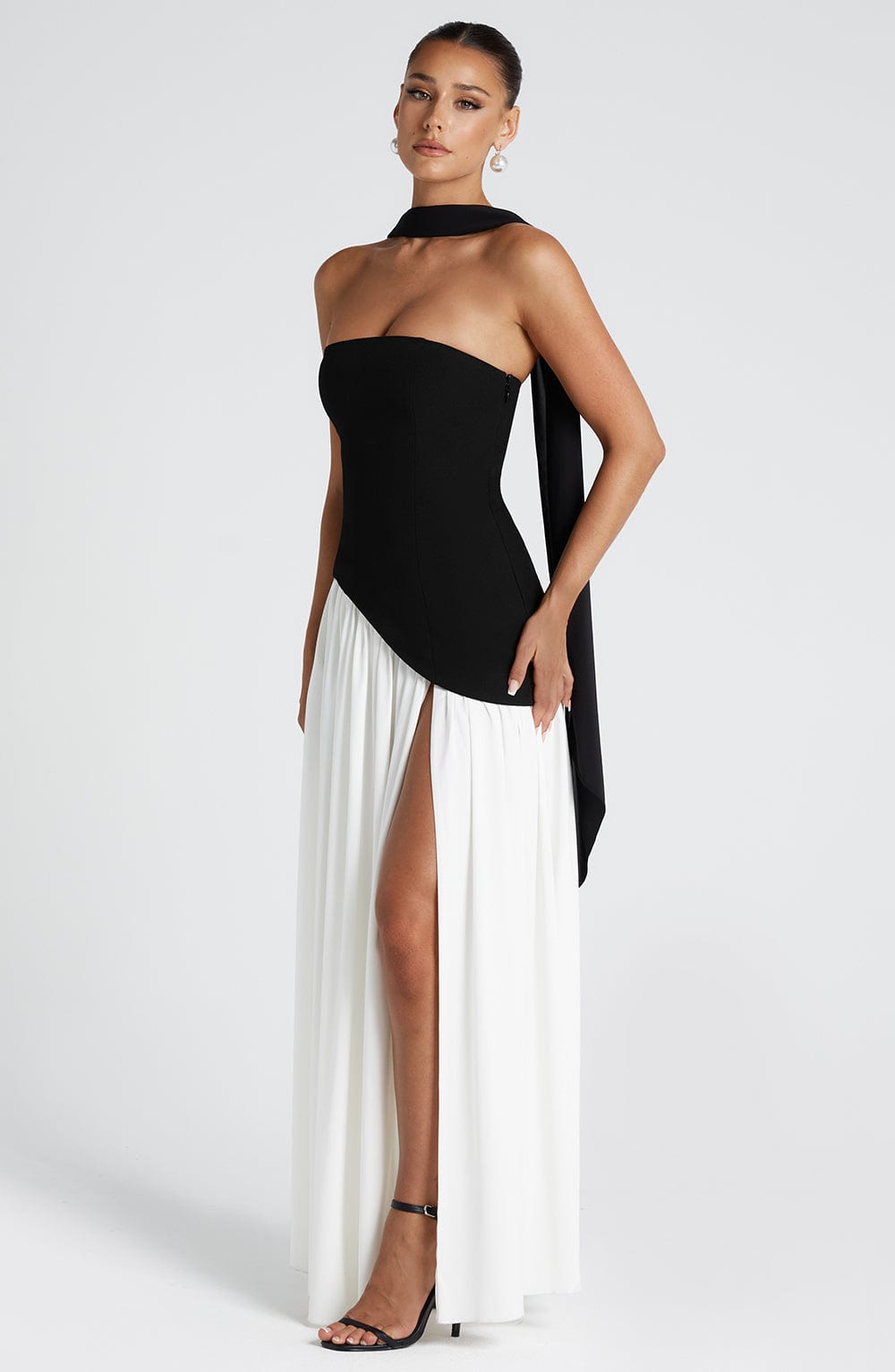 Robe Longue Sans Bretelles Mya