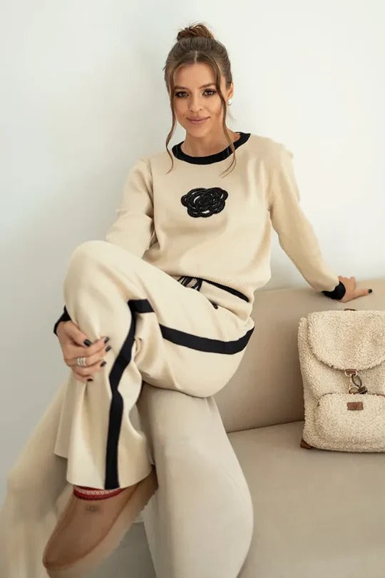 Ensemble Margot – Haut & Pantalon en Maille