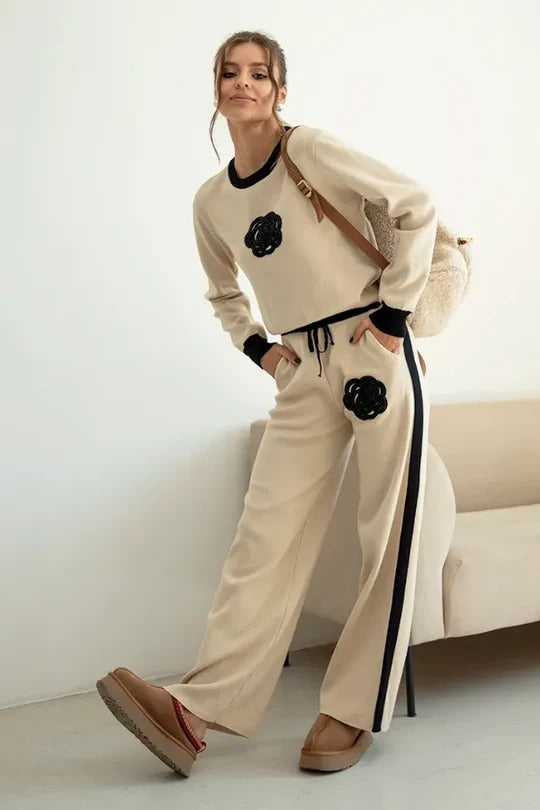 Ensemble Margot – Haut & Pantalon en Maille