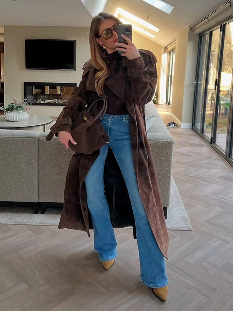 Manteau Lucie – Long à Boutons