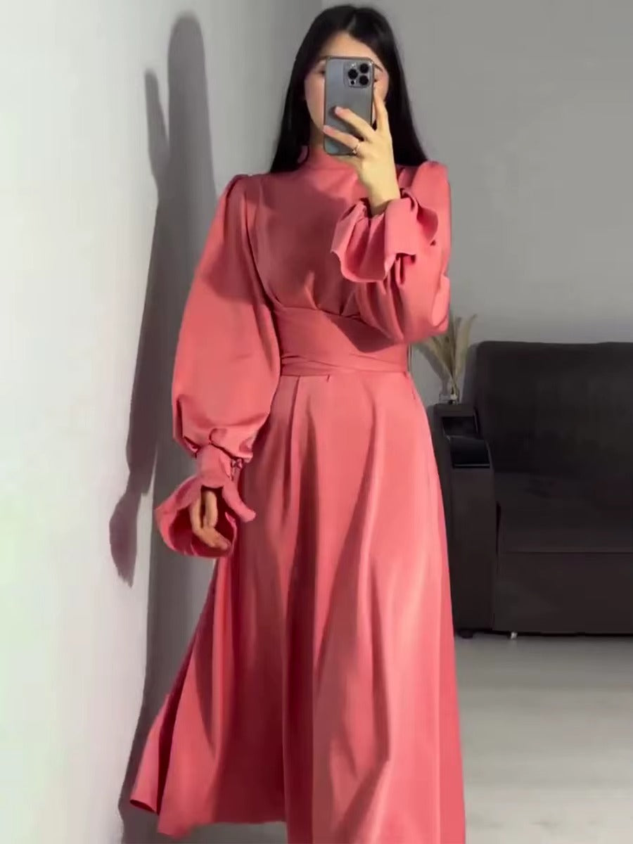 Robe midi à manches longues Louise