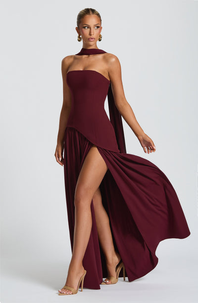 Robe Longue Sans Bretelles Mya
