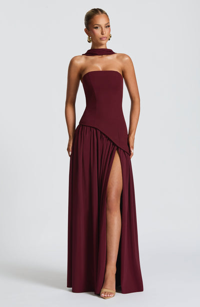 Robe Longue Sans Bretelles Mya