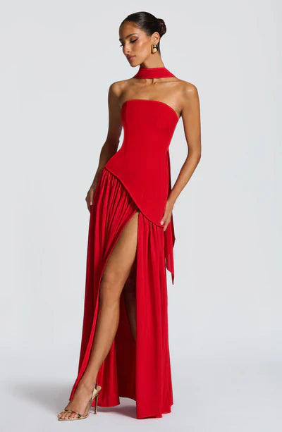 Robe Longue Sans Bretelles Mya