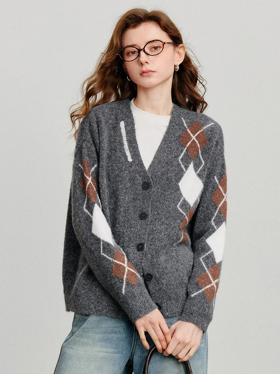 Manteau en laine à boutons Catherine