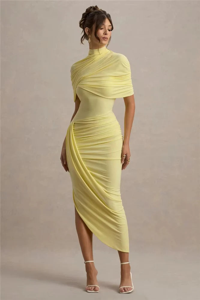 Robe Longue Asymétrique Lyra
