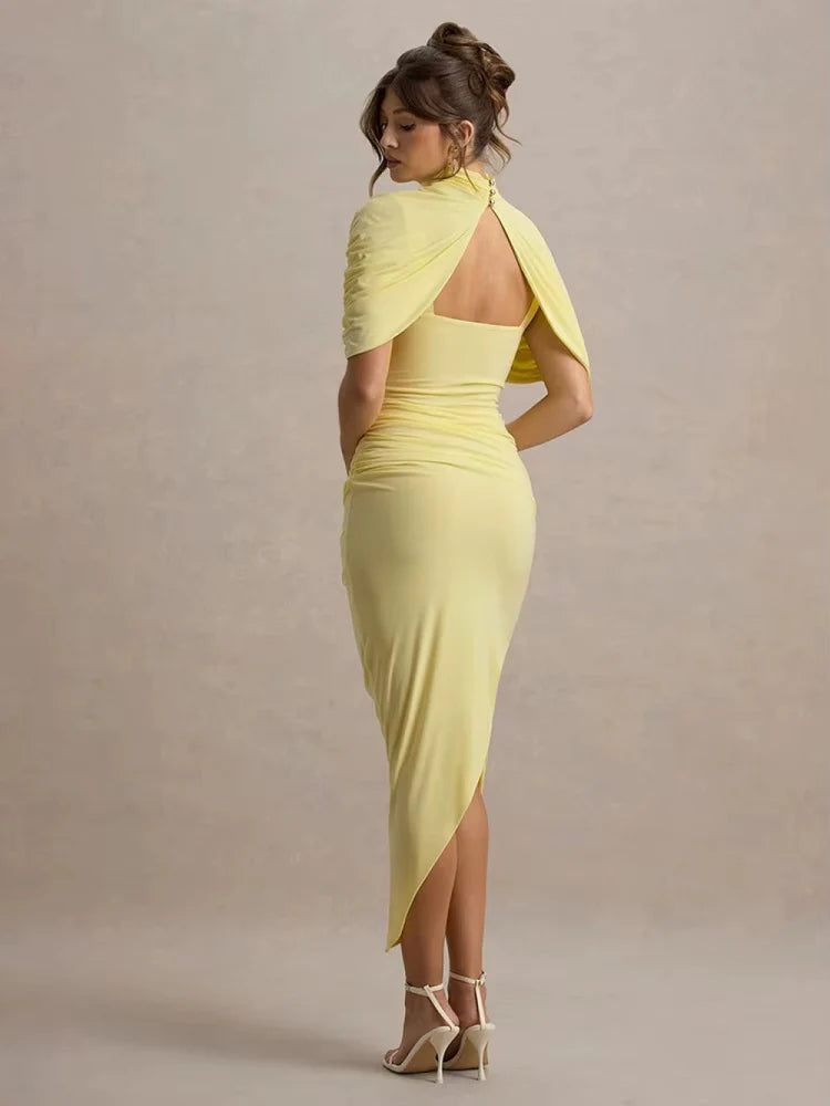 Robe Longue Asymétrique Lyra