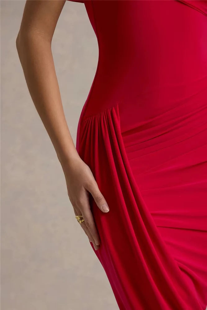 Robe Longue Asymétrique Lyra