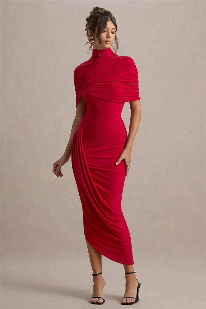 Robe Longue Asymétrique Lyra