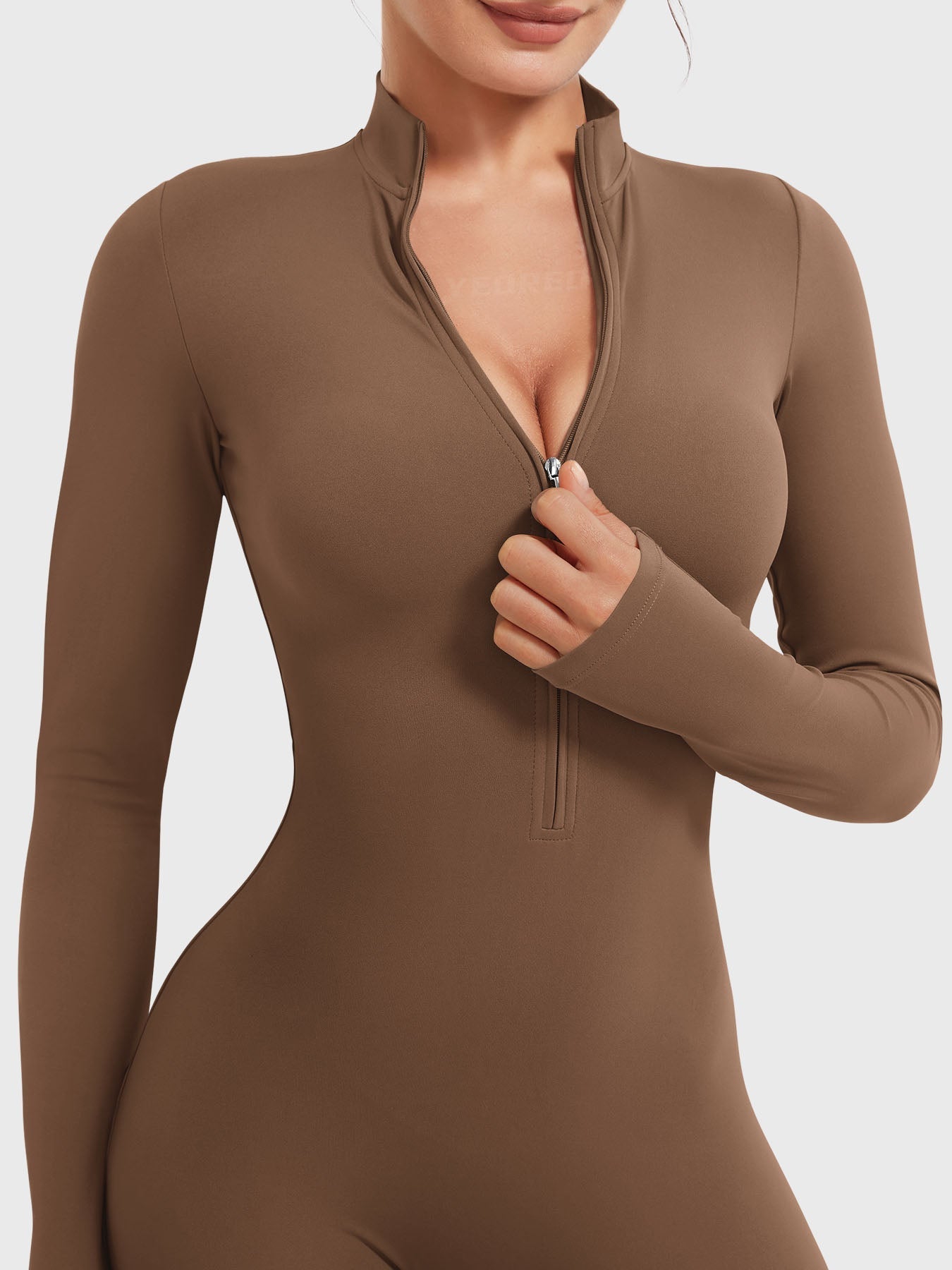 Combinaison Flare Manches Longues Waffle