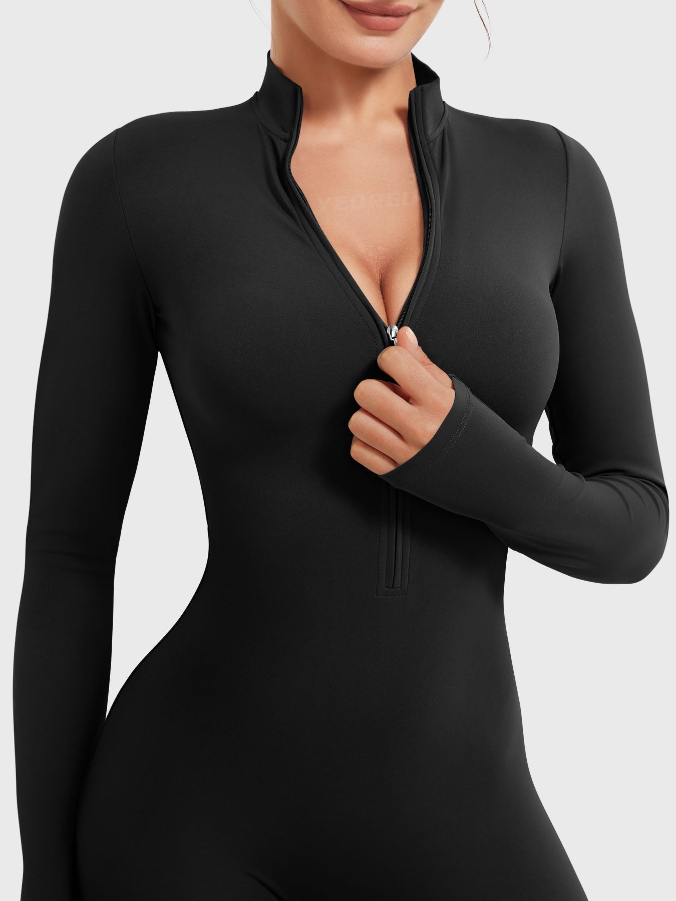 Combinaison Flare Manches Longues Waffle