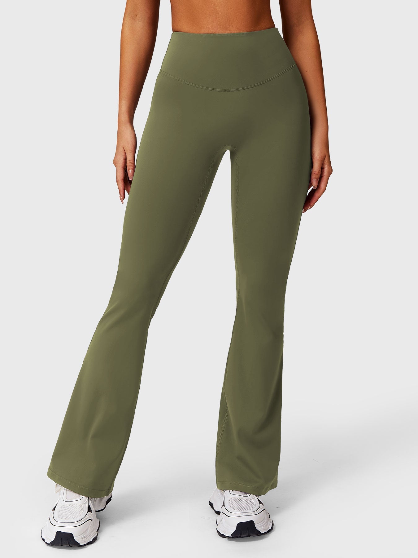 Pantalon Flare Poches Froncées Giseli