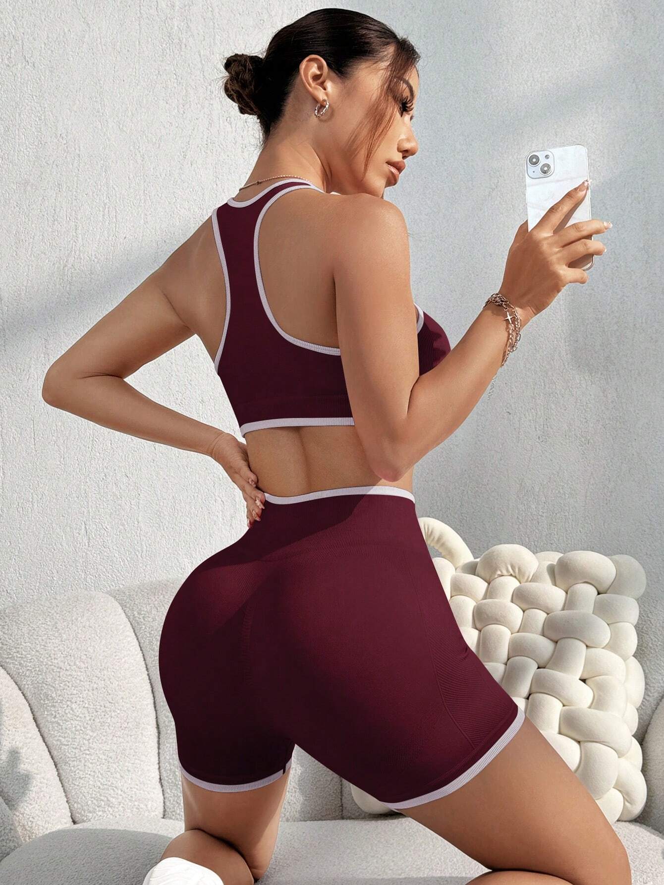 Ensemble Top Et Short Shaper