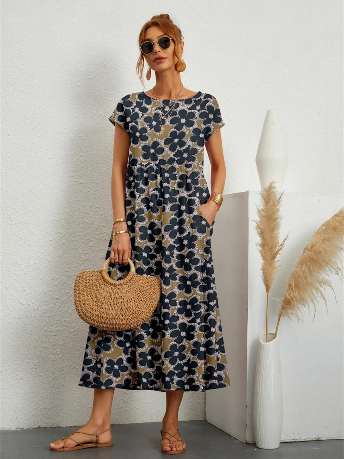 Robe Midi En Coton Virginia