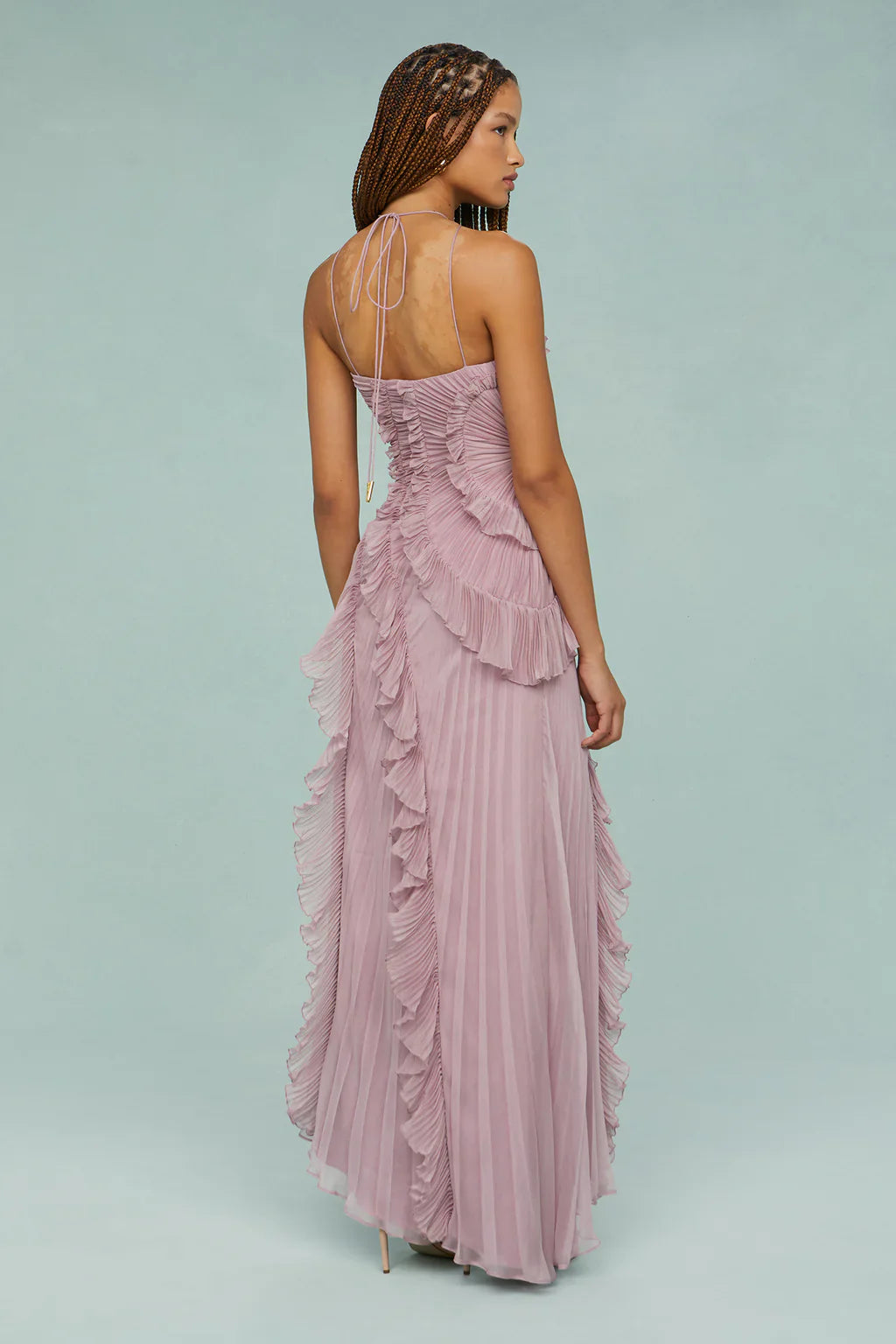 Robe asymétrique fluide Élodie