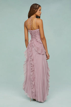 Robe asymétrique fluide Élodie