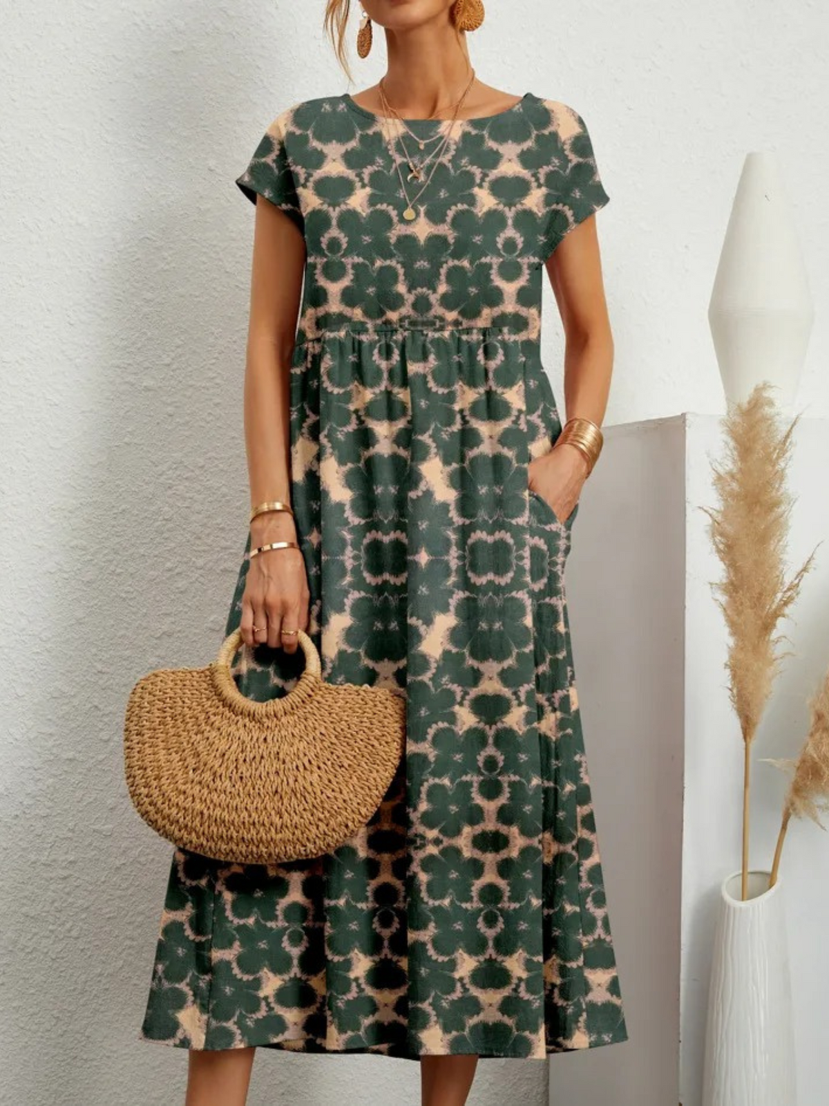 Robe Midi En Coton Virginia