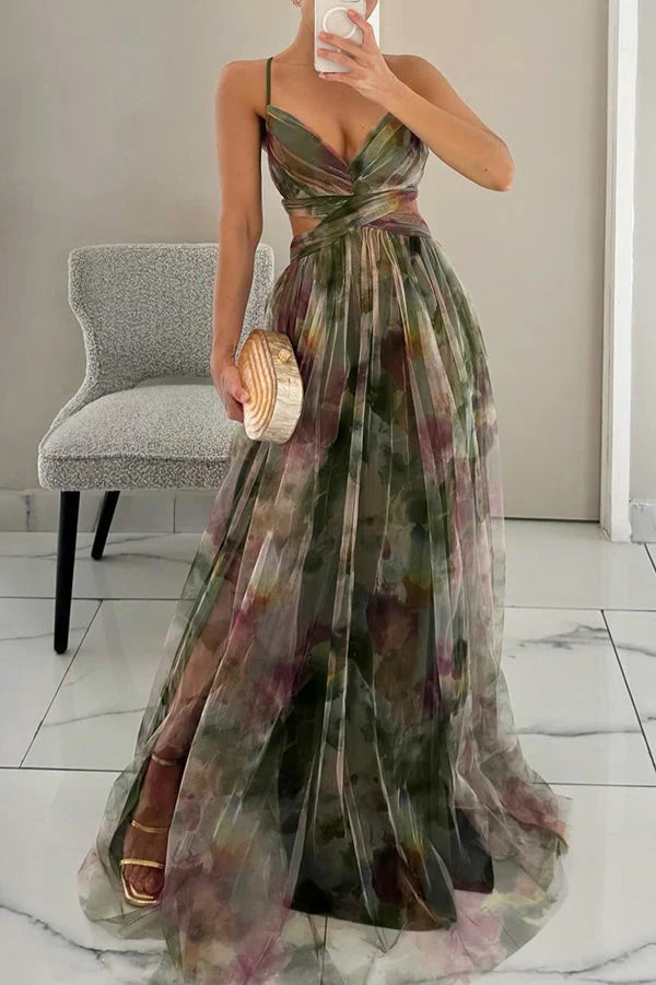 Robe Longue Imprimée Imogen