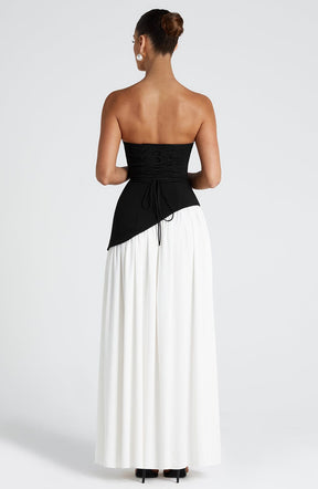 Robe Longue Sans Bretelles Mya