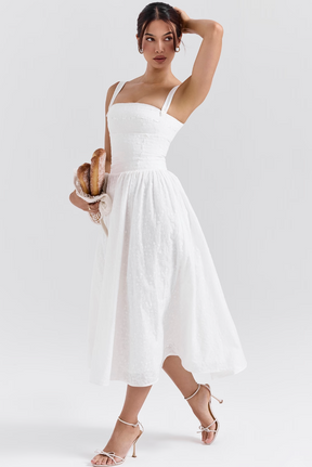 Robe Midi À Carreaux Amélie