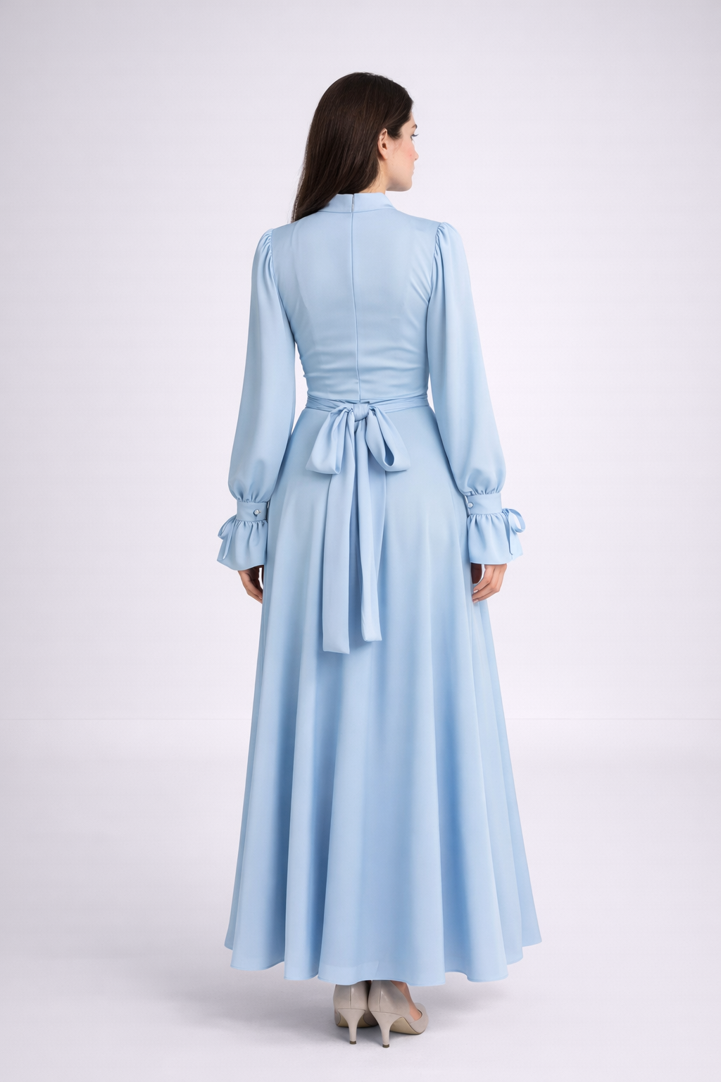 Robe midi à manches longues Louise