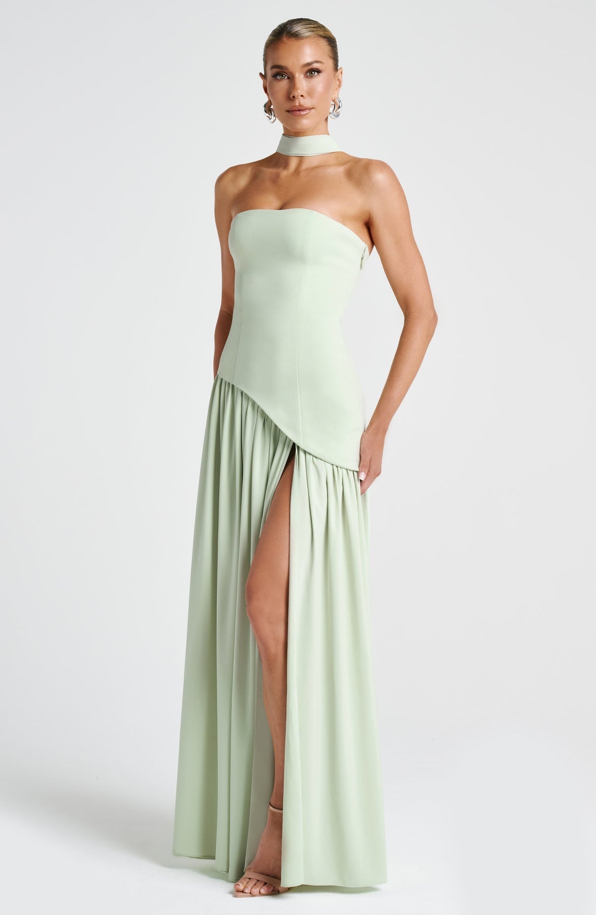 Robe Longue Sans Bretelles Mya