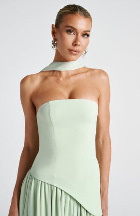 Robe Longue Sans Bretelles Mya