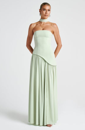 Robe Longue Sans Bretelles Mya