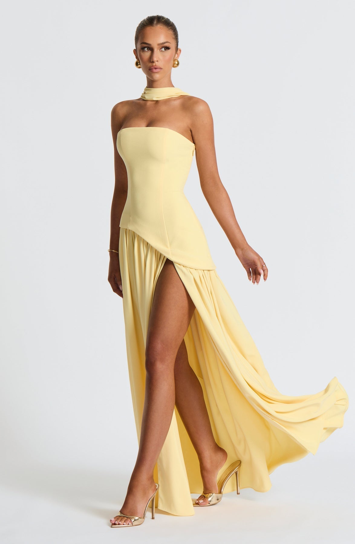 Robe Longue Sans Bretelles Mya