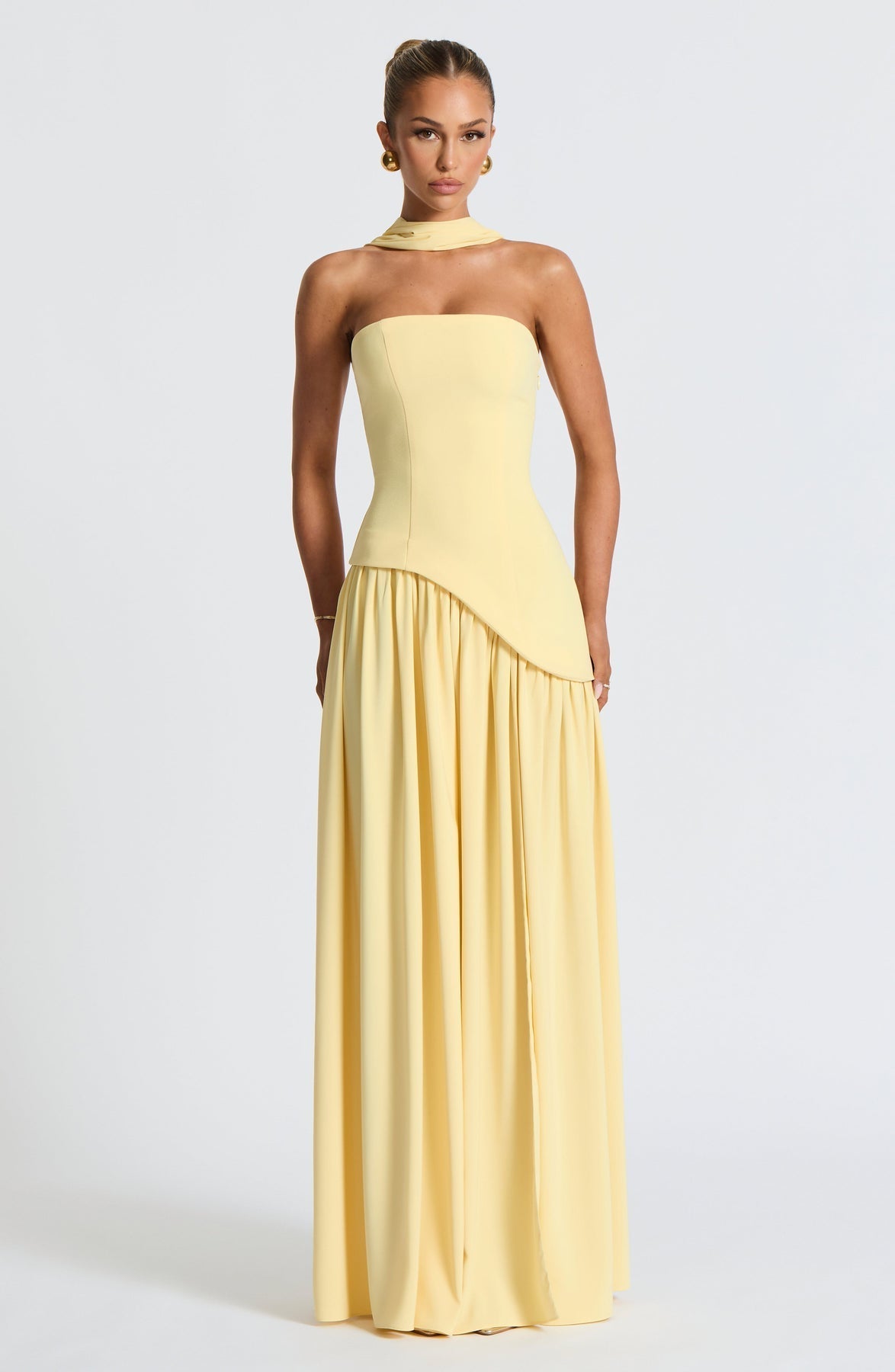 Robe Longue Sans Bretelles Mya