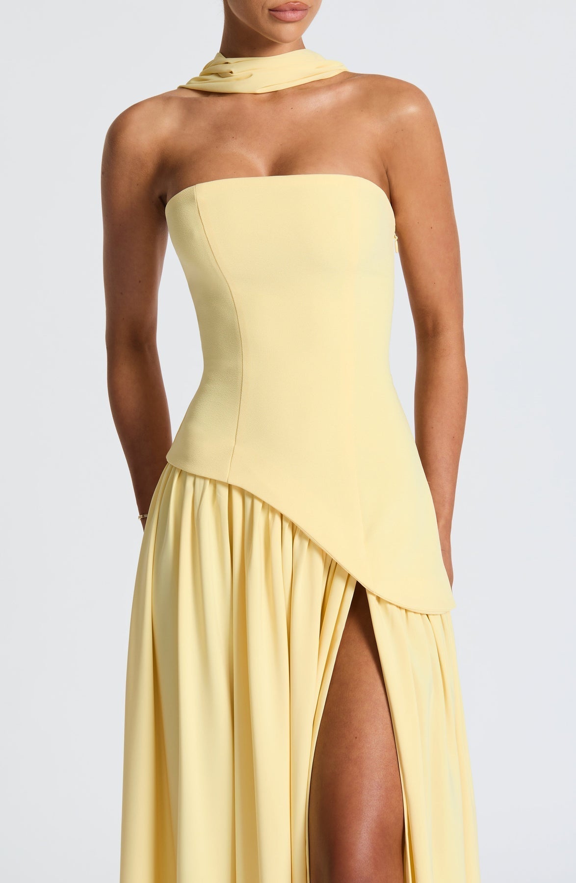 Robe Longue Sans Bretelles Mya