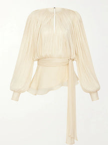 Robe Courte Asymétrique Volants Bela