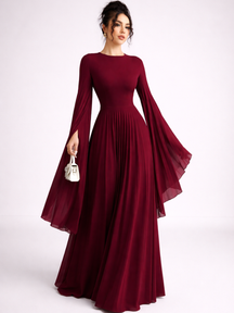 Robe longue à manches longues Delphine