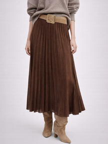Jupe Émilie – Midi Plissée