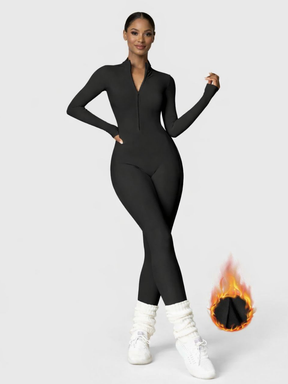 Combinaison Thermique Waffle – Intérieur Polaire Ultra Doux