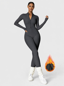 Combinaison Thermique Waffle – Intérieur Polaire Ultra Doux