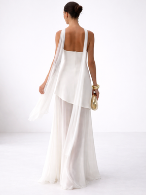Robe Longue Asymétrique Valérie