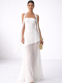 Robe Longue Asymétrique Valérie