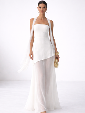 Robe Longue Asymétrique Valérie