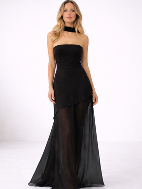 Robe Longue Asymétrique Valérie
