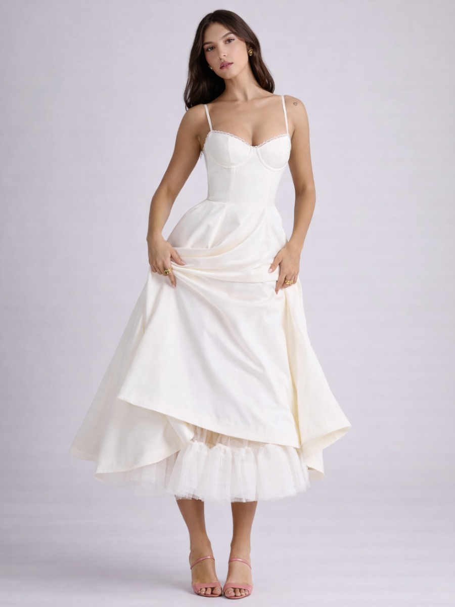 Robe Midi Corset – Chloé