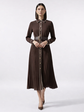 Robe midi plissée Valentine