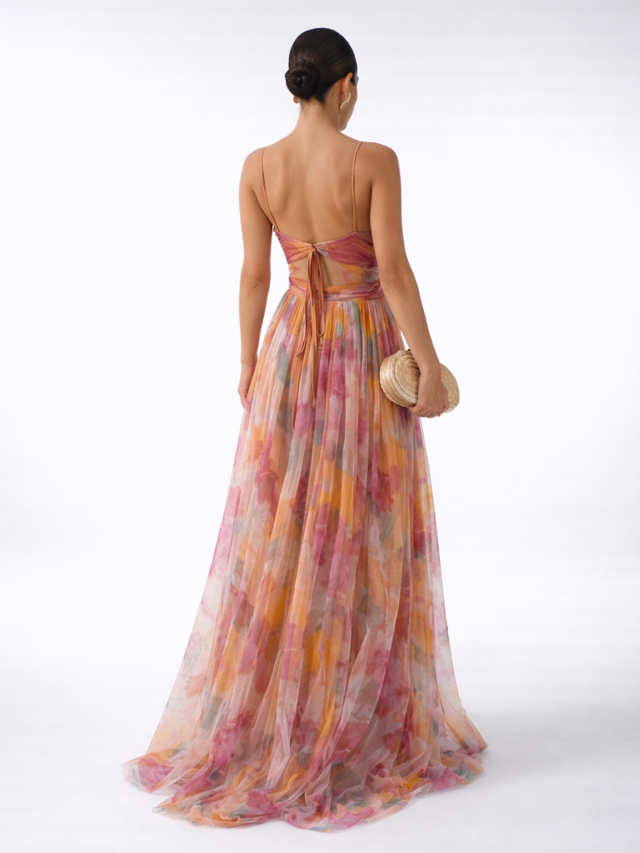 Robe Longue Imprimée Imogen