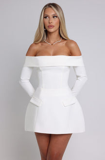 Robe Courte Manches Longues Kelly