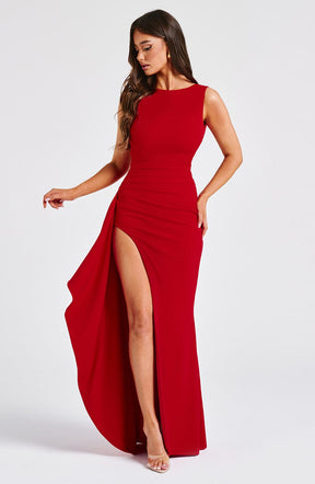 Robe Longue Fendue Noelia