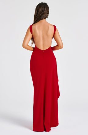 Robe Longue Fendue Noelia