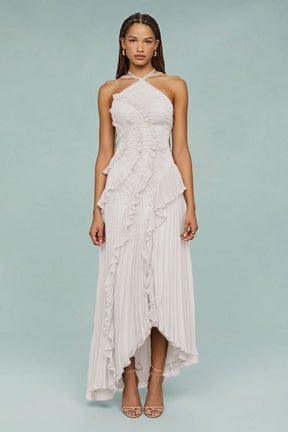 Robe asymétrique fluide Élodie