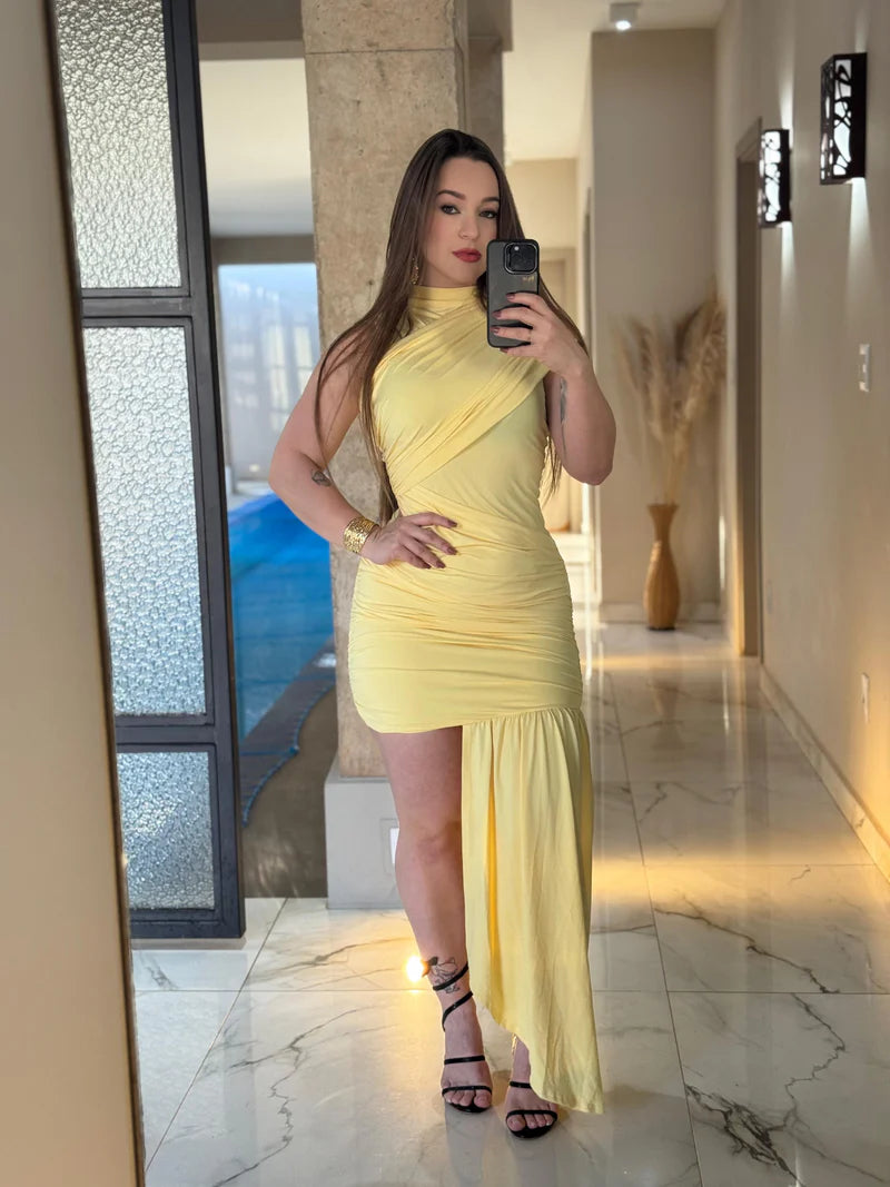 Robe Courte Asymétrique Lorena