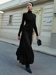 Robe midi à manches longues Adèle