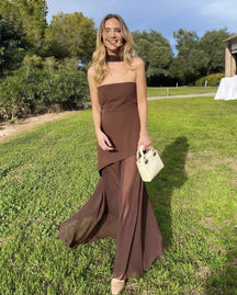 Robe Longue Asymétrique Valérie